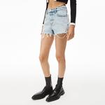 Alexander Wang Выбеленные белые джинсовые шорты Women's Bleached White - фото 7