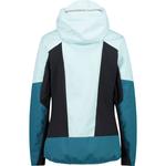 Женская гибридная куртка-худи CMP, бирюзовый - фото 2