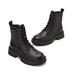 Ботинки DAPHNE Martin Женские, Черный на флисовой подкладке - фото 4