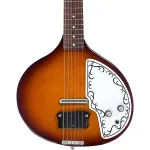 Электрогитара Danelectro Baby Sitar, коричневый градиент - фото