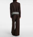 Собранный шерстяной блейзер Loewe, Brown - фото 3