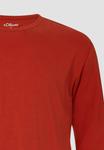 Топ s.Oliver Long sleeved top, Mohnrot/Red - фото 6