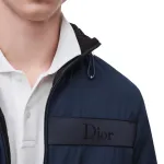 DIOR Пуховик мужской синий с капюшоном Moderate Down Jacket - фото 8