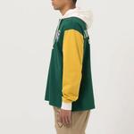 Hooded Rugby Shirt HUMAN MADE, зеленый - фото 7