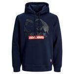 Худи Jack & Jones Grafitti, синий - фото 3