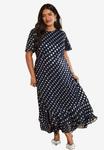 Платье Friends Like These Maxi dress, Navy/Blue - фото