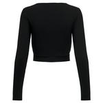 Лонгслив Only Nikita, черный - фото 3