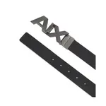 Кожаный ремень Armani Exchange, черный - фото 2