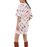 HERMES SS25 платье с короткими рукавами женское белое - фото 4