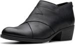 Женские туфли Clarks Charlten Gema, Black Leather - фото