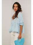 Блузка Le Monde du Lin, светло-синий - фото 2