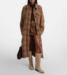 Замшевые сапоги до колена Veronica Beard, Sand - фото 3