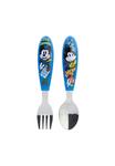 Набор столовый детский Disney Mickey Mouse, 2 предмета, синий - фото