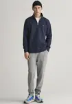 Толстовка Gant "REG SHIELD HALF ZIP SWEAT" с вышитым логотипом на груди, синий - фото 4
