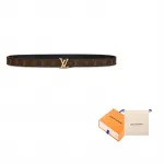 Женский ремень Louis Vuitton, коричневый - фото 3