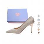 Xingdiman Туфли Slim Heel High Heels Women's Gold Gift Box Set - фото