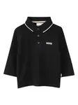 Рубашка поло с логотипом Boss Kidswear, черный - фото