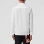 Рубашка мужская белая Burberry, белый - фото 3