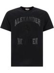 Alexander McQueen футболка с логотипом, черный - фото