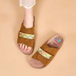 Шлепанцы женские Joy&Mario, черный - фото 20