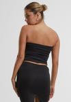 Топ Urban Classics GLITTER BANDEAU, Black - фото 4