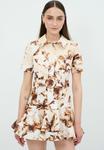 Платье adL Shirt dress, Printed Brown/Brown - фото