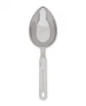 Мерная ложка Endurance из нержавеющей стали, овальная, на 1/2 чашки Rsvp International, серый - фото 2