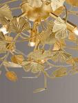 Потолочный светильник Yadira Leaf Semi Flush Där, Gold - фото 3