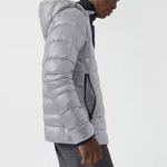 Crofton Down Slim Fit Hooded Jacket Canada Goose, Silver Birch - фото 5