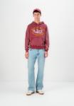 Худи Hollister Co. SHRUNKEN WAFFLE LINED, Dark Red - фото 2
