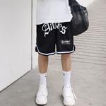 Повседневные шорты унисекс MIRACLE KILL, белая основа черный (без молний) - фото 4