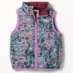 Детская реверсивная пуховая жилетка 650 REI Co-op, Moon Blooms/Wood Violet - фото