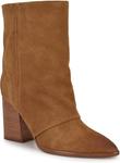 Женские ботильоны Nine West Chaye до середины икры, Cognac Suede 101 - фото