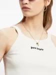 Топ с логотипом PALM ANGELS, белый - фото 6