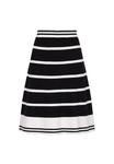 Юбка DreiMaster A-line skirt, Black White Stripe/Black - фото 4