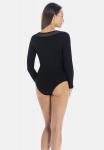 Боди Teyli Langärmeliger Viskose suit Amber, черный - фото 4