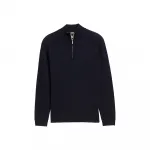 Свитер Tom Tailor 1047569 Basic Knit Troyer, синий - фото 3