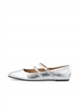 Bianco Балетки 'Rose' в цвете Silver - фото