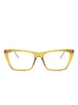 Очки «кошачий глаз» Saint Laurent Eyewear, зеленый - фото