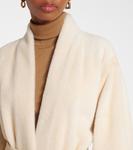 Пальто из овчины Glassa Max Mara, Albino - фото 4