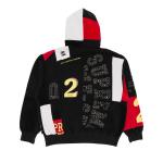 Толстовка Supreme Patchwork Zip Up Hooded Sweatshirt, Black - фото 2