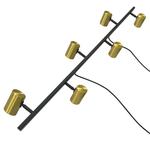 Подвесной светильник 80x12x44,5 см, черный - фото 3