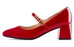 Туфли Мэри Джейн женские 73Hours, красный - фото 6