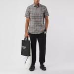 Рубашка мужская серая Burberry, серый - фото 4