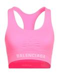 Спортивный топ Balenciaga, фуксия - фото