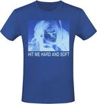 Футболка Eilish, Billie HMHAS Gradient Portrait, синий - фото