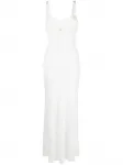 Платье макси Le Chouchou Jacquemus, белый - фото