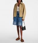 Кожаный клатч Puzzle Fold Loewe, черный - фото 5