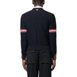 Полосатый кардиган на пуговицах THOM BROWNE, синий - фото 7