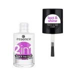 Лак для ногтей 2 In 1 Base & Top Coat Essence, 1 UD - фото 2